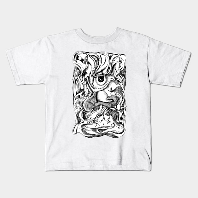 Folds, the Manifold Spirit Kids T-Shirt by thealchemistdru